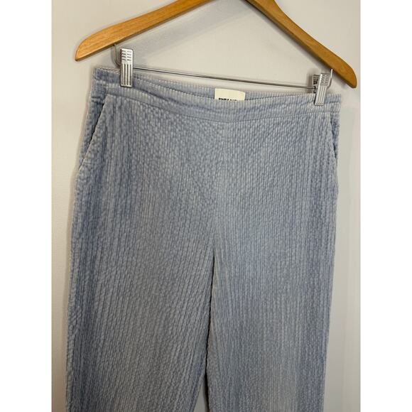 Bimba y Lola Corduroy Cropped Straight Leg Pant Lavender Sz L - Picture 7 of 11